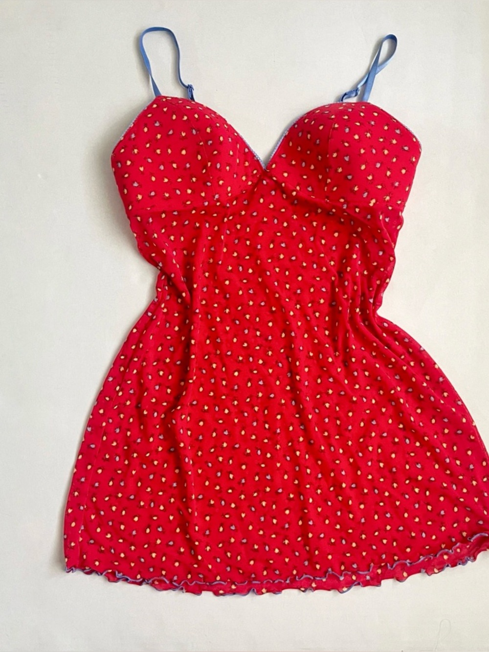 Vintage Y2K Victoria’s Secret mesh floral dress
